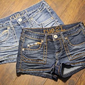 Rue 21 Denim Shorts Bundle!! - 0 -